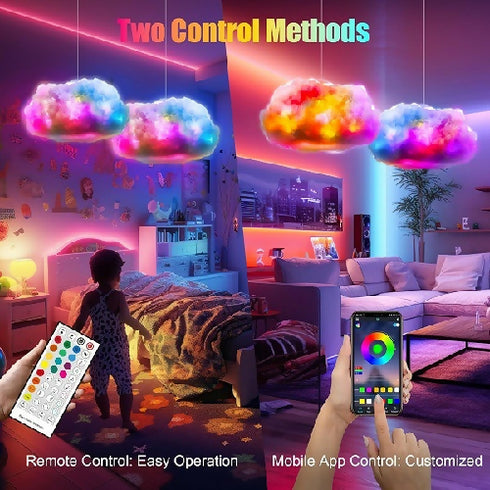 JG20375512 DIY RGB Colorful Cloud Light With App Control Lights Smart App